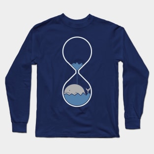 whale hourglass Long Sleeve T-Shirt